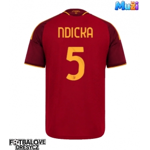 AS Roma Evan Ndicka #5 Domácí Dres 2026-27 Krátký Rukáv